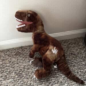 Jurassic World 12" T-Rex Brown Plush With Tags